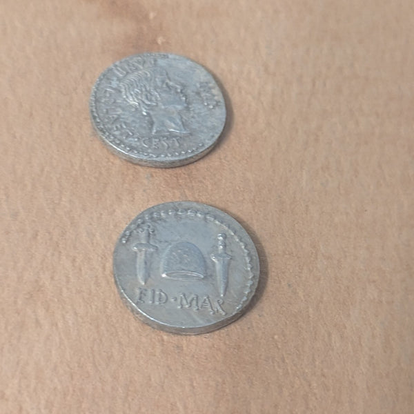 Brutus Denarius Silver Plated Roman Collectible Coin