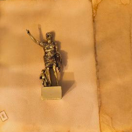 Solid Resin Augustus Caesar Statuette