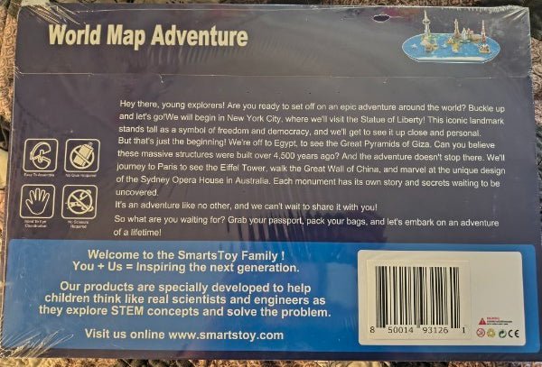 3D World Puzzle - Paths and Places
