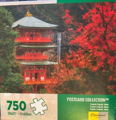 750 Piece Puzzle: Sanjudo Pagoda, Japan - Paths and Places