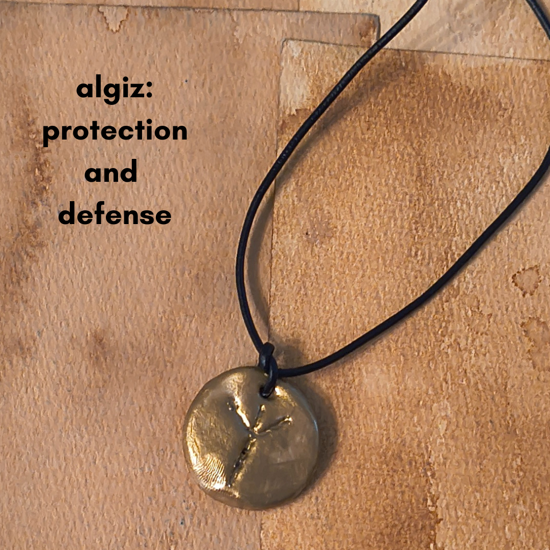 Gold Viking Bind Rune Pendants