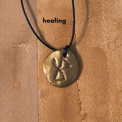 Gold Viking Bind Rune Pendants