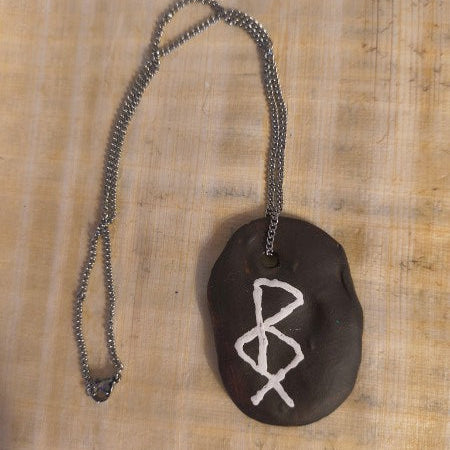 Elder Futhark Bind Rune pendant: Joy and Prosperity - Paths and Places