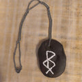Elder Futhark Bind Rune pendant: Joy and Prosperity - Paths and Places