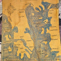 Ancient Greece Map Print - Paths and Places