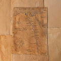 Ancient Egypt Map Print Watercolour Paper