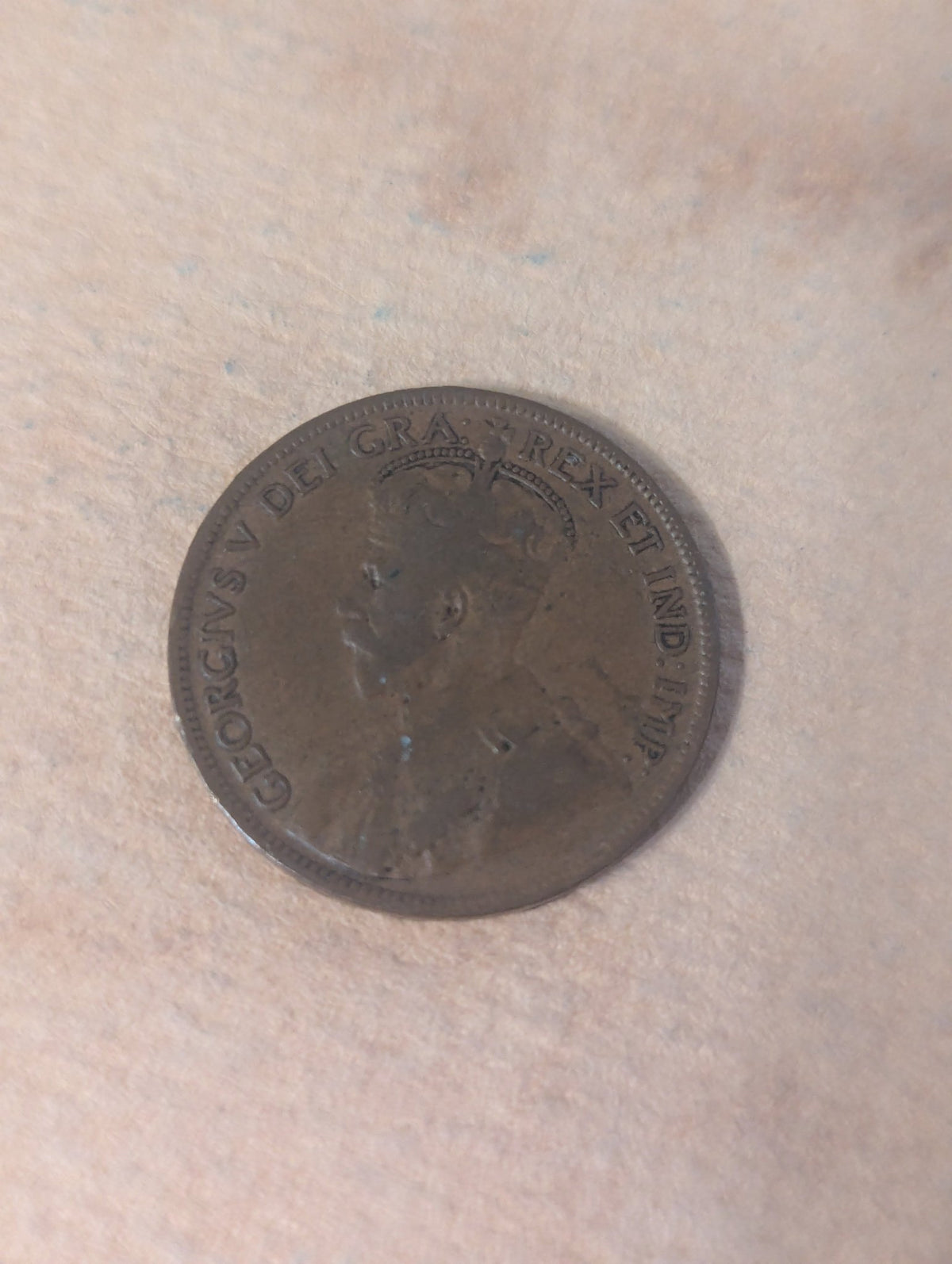 Antique Canadian Cent Coins - Paths and Places
