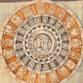 Carved Mayan Haab' Calendar With Glyphs - Paths and Places