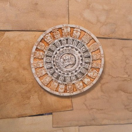 Carved Mayan Haab' Calendar With Glyphs - Paths and Places