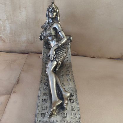 Egyptian Queen Reclining Cleopatra Statuette - Paths and Places
