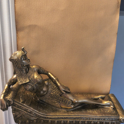 Egyptian Queen Reclining Cleopatra Statuette - Paths and Places