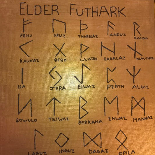 Elder Futhark Print - Paths and PlacesElder Futhark Print