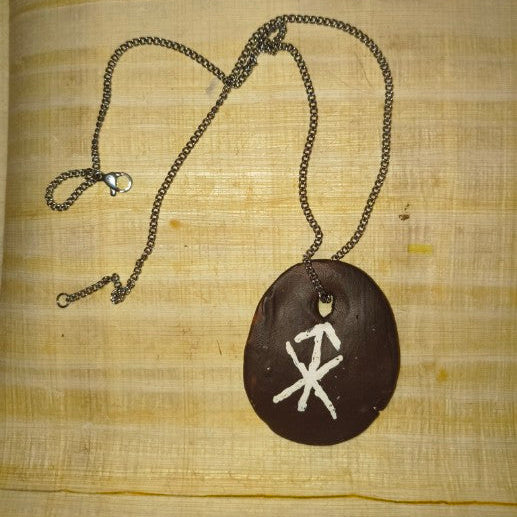 Elder Futhark Bind Rune Pendant: Gift and Victory - Paths and Places