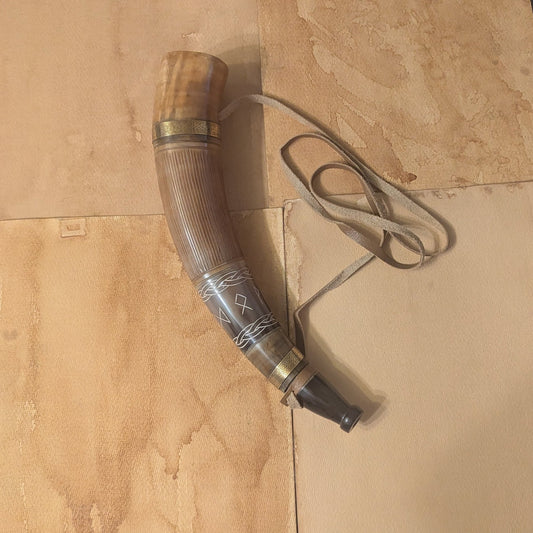 Handcrafted Viking War Horn - Paths and Places