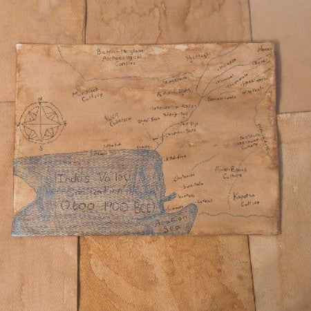 Indus Valley Civilization Map Print