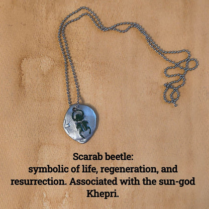 Minimalist Egyptian Hieroglyph Pendant Necklaces - Paths and Places