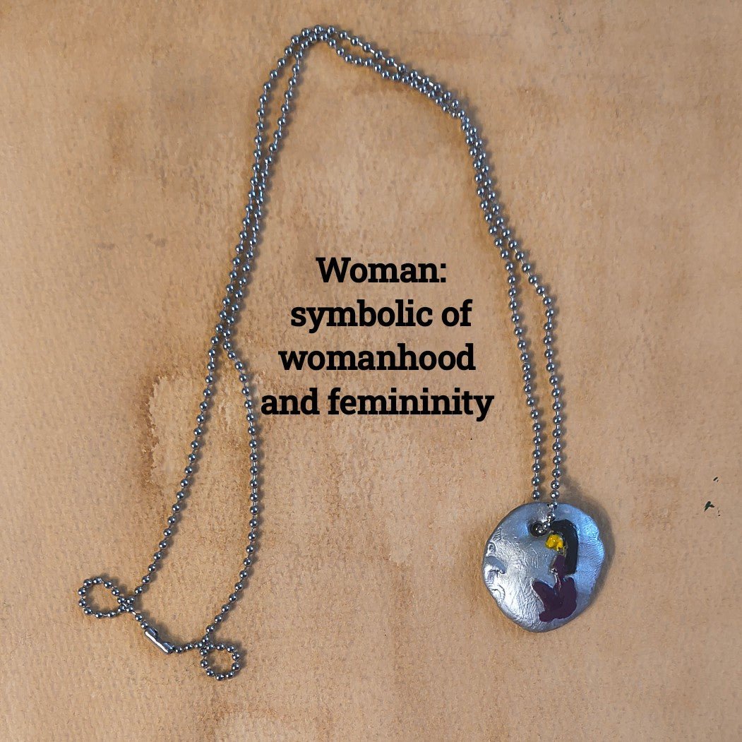 Minimalist Egyptian Hieroglyph Pendant Necklaces - Paths and Places