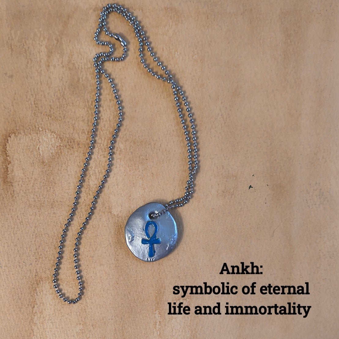 Minimalist Egyptian Hieroglyph Pendant Necklaces - Paths and Places