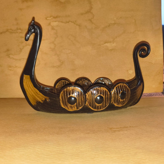 Nordic Viking Longship Ornament - Paths and Places