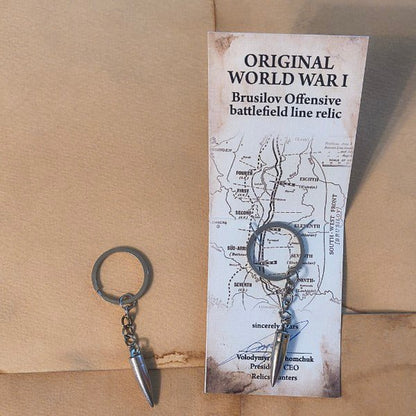 Official Relics Hunters WWI Bullet Keychain - Paths and Places