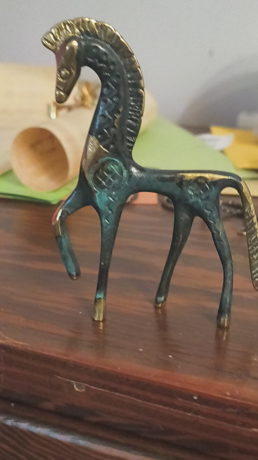 Indo - Scythian Bronze Horse Figurine