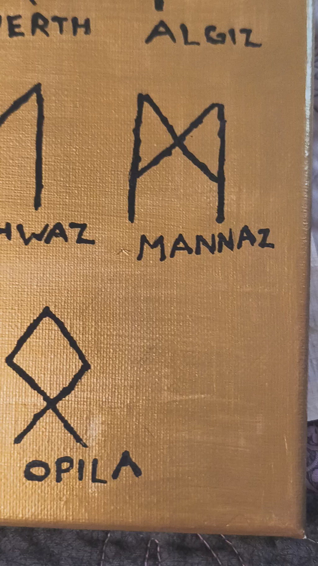 Ancient Nordic Elder Futhark Print