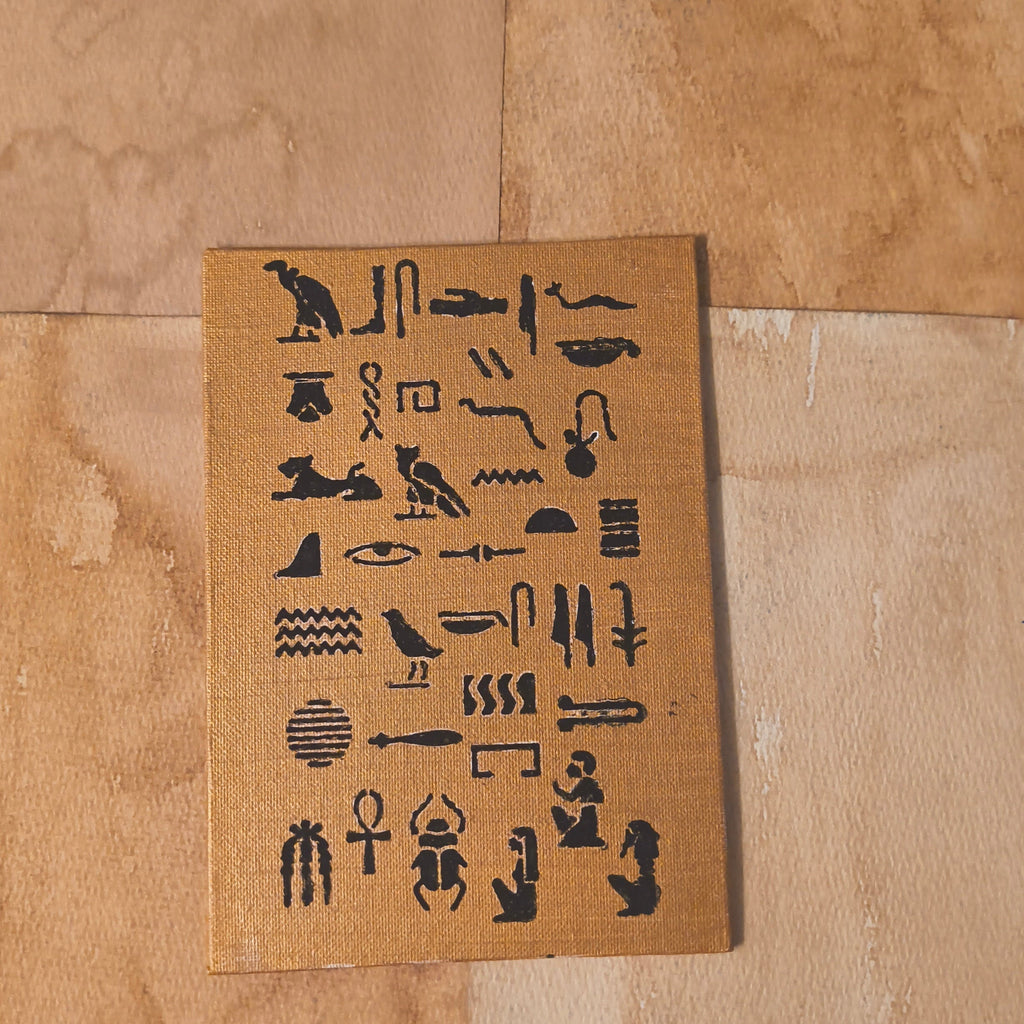 Egyptian Hieroglyphs Print Canvas