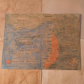 Phoenician Empire Map Print Watercolour Paper