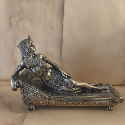 Egyptian Queen Reclining Cleopatra Statue