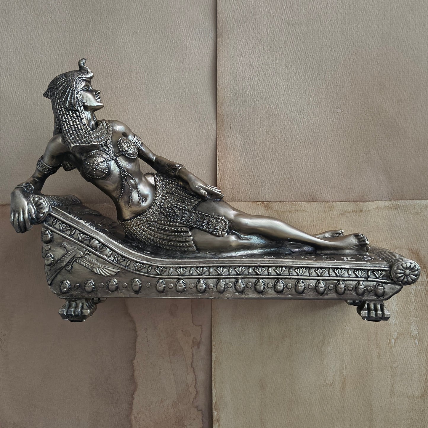 Egyptian Queen Reclining Cleopatra Statue