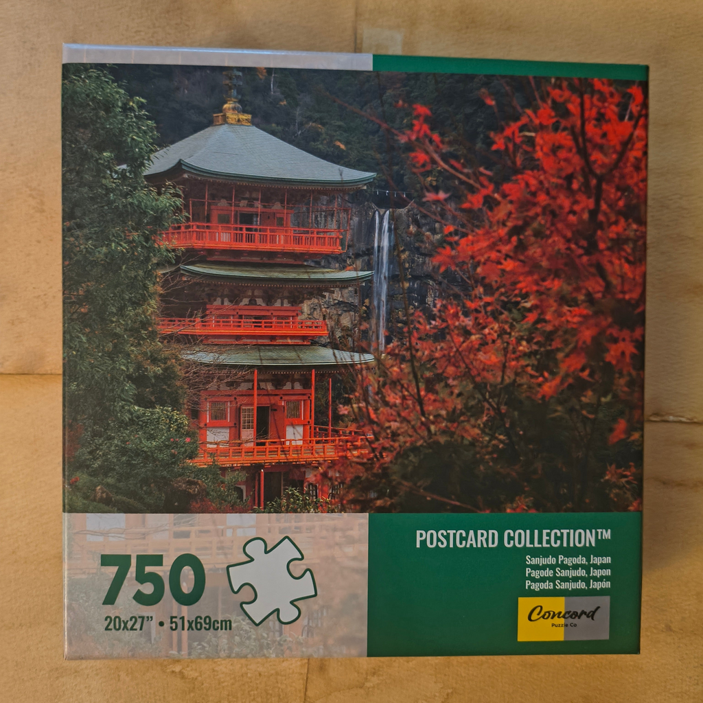 750 Piece Puzzle: Sanjudo Pagoda, Japan