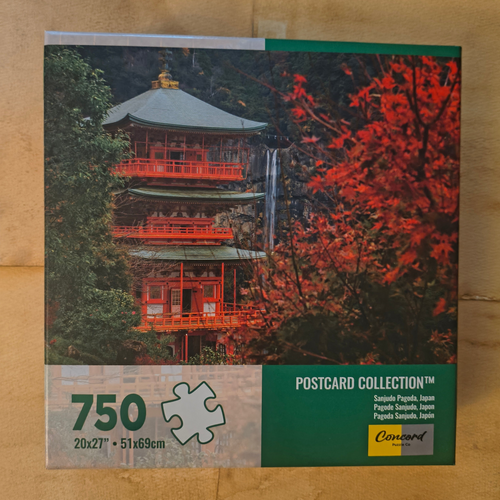 750 Piece Puzzle: Sanjudo Pagoda, Japan