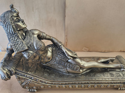 Egyptian Queen Reclining Cleopatra Statue