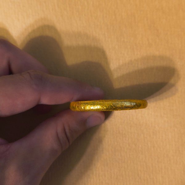 Solid Gilded Roman Coin Replica - Paths and Places