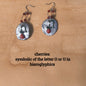 Sterling Silver Egyptian Hieroglyphic Earrings - Paths and Places