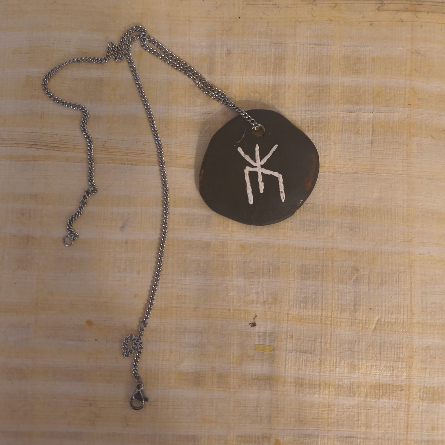 Elder Futhark Bind Rune Pendant: Strength and Protection - Paths and Places
