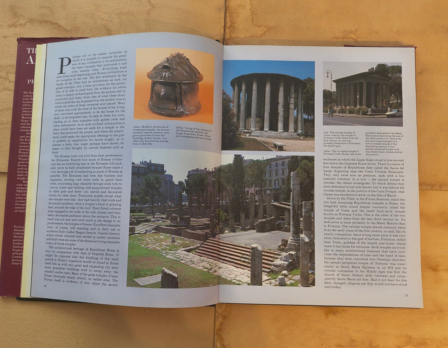 Treasures of Ancient Rome Hardcover Collectible - Paths and Places